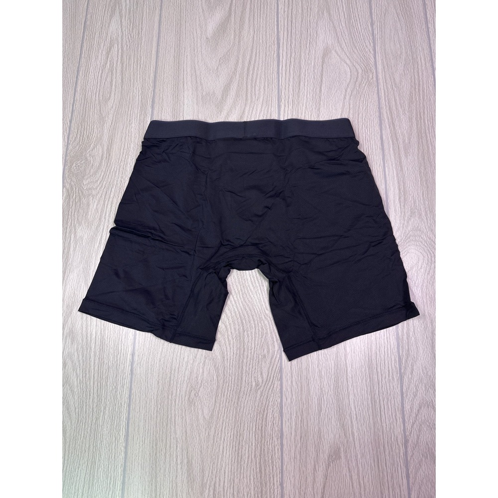 Bombas Mens Sport Flyless Boxer Brief Black Large 9048 Nylon Elastane New - Picture 4 of 6